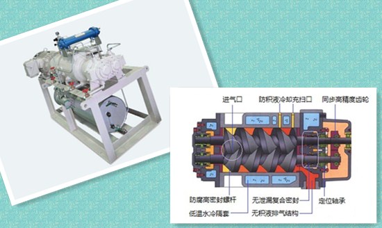看珂勒曦讲解干式螺杆真空泵的冷却方式