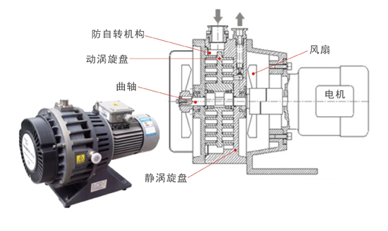 涡旋真空泵结构