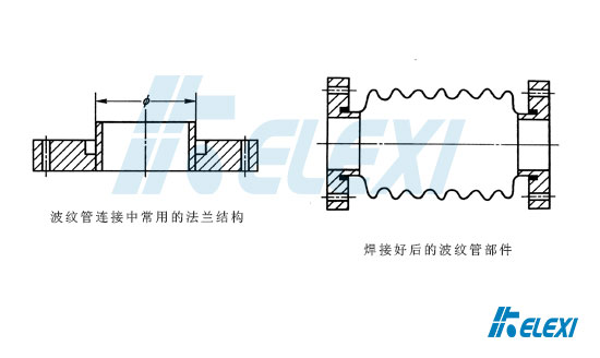 真空工程中波纹管的电炉熔锡焊